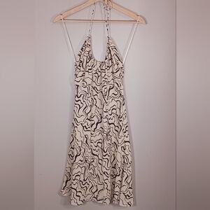 Abercrombie & Fitch Halter Abstract Summer Party Dress Women's Size MT‎
